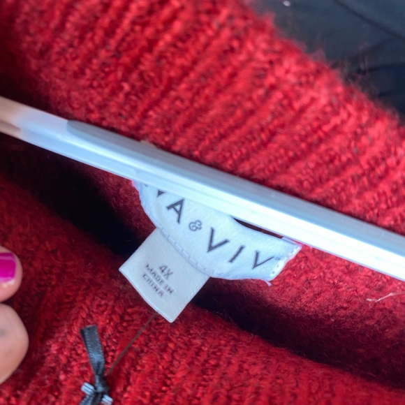 Target Ava and Aviv Chunky knitted sweater with balloon sleeve!! NWT - Picture 3 of 5